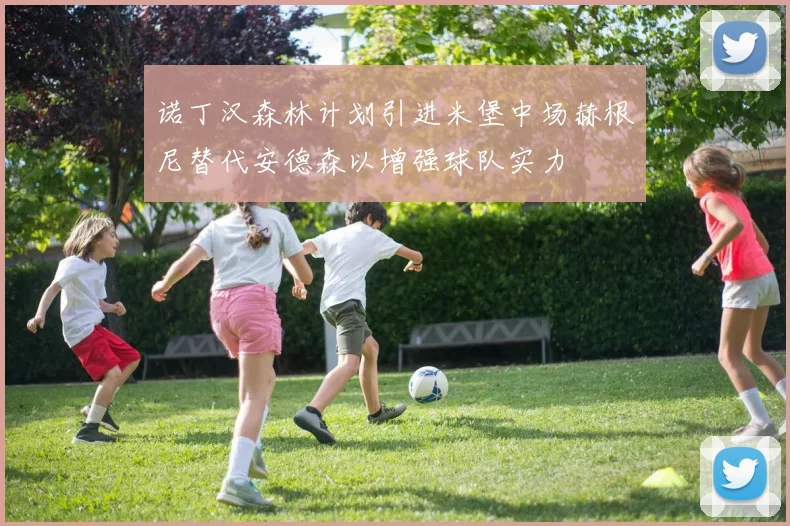 诺丁汉森林计划引进米堡中场赫根尼替代安德森以增强球队实力